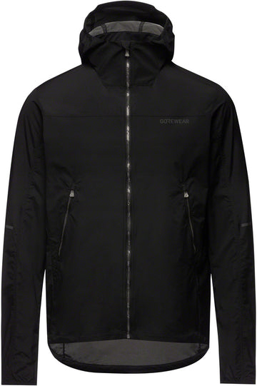 Gorewear Fernflow Hooded Windbreaker - Black Men's Medium