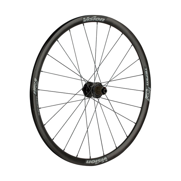 Vision Team i23 Aero Gravel Wheelset 700c 24H Front/Rear Tubeless Ready Centerlock Disc TA12 HG11