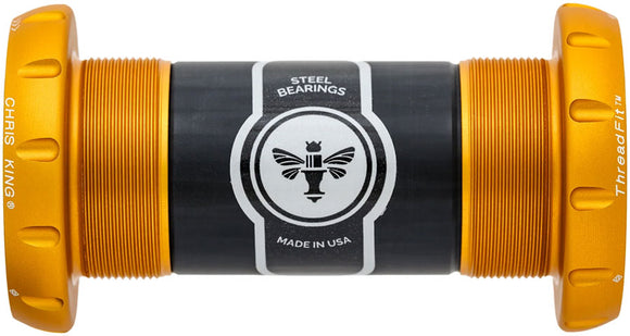 Chris King ThreadFit 30 Bottom Bracket - English 50th Anniversary Matte Gold