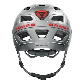 Abus Hyban 2.0 LED Helmet - Signal Silver X-Large