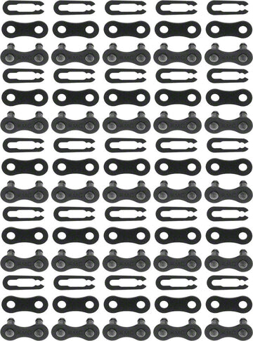 KMC Z410 Master Link - Single Speed 1/2" x 1/8" Black 25 Pairs