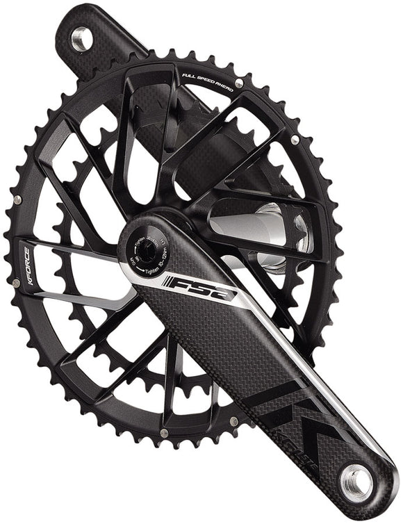 Full Speed Ahead K-Force Team Edition 2x Crankset -165mm 52/39t For SRAM 12-Speed AXS Direct Mount 386EVO Spindle Carbon/BLK