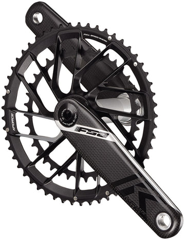 Full Speed Ahead K-Force Team Edition 2x Crankset -172.5mm 50/34t 11-Speed Direct Mount Chainring 386EVO Spindle Carbon/BLK