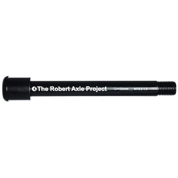 Robert Axle Project 15mm Lightning Bolt Thru Axle - Front - Length 155mm Thread M14 x 1.5mm 15x110 Fox - Boost w/ Spacer