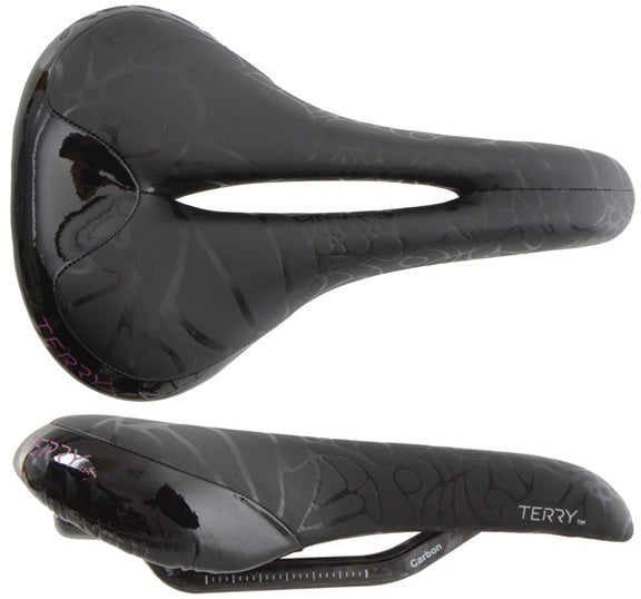 Terry Butterfly Carbon Saddle - Carbon Black Women's