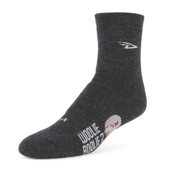DeFeet Woolie Boolie 4'' Socks Charcoal XL Pair