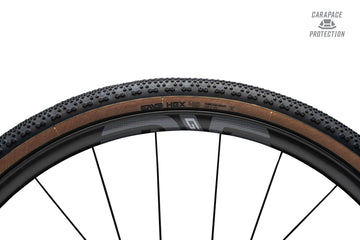 HEX Carapace Gravel Tires - Tan / 48mm
