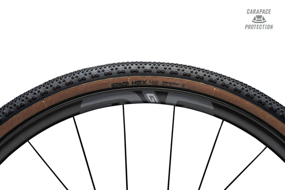 HEX Carapace Gravel Tires - Tan / 48mm
