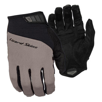 Lizard Skins Monitor Traverse Full Finger Gloves Titanium Grey XS Pair