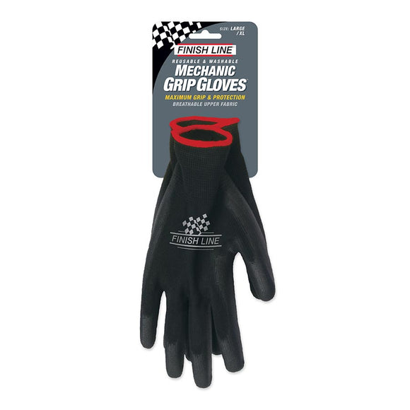 Finish Line Mechanic's Grip Gloves LG/XL