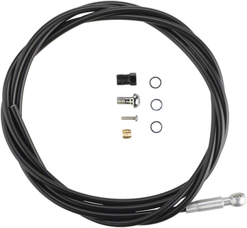 Shimano SM-BH90-SBLS High Pressure Disc Brake Hose Kit - Long Silver Banjo Caliper Connector 2000mm BLK