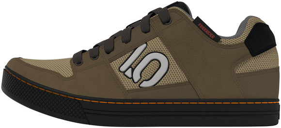 Five Ten Freerider Flat Shoes - Men's Cardboard/Wonder Alumina/Pure Tangerine 13
