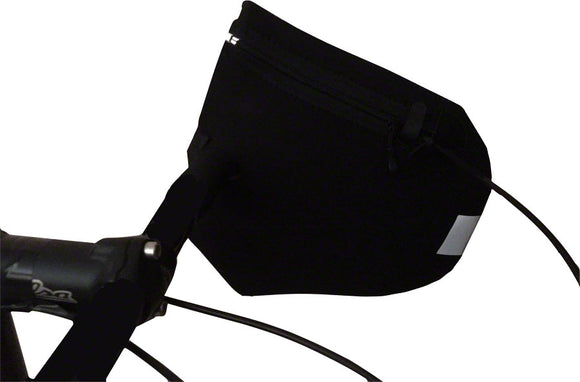 Bar Mitts Dual Position Road Pogie Handlebar Mittens Externally Routed Shimano One Size BLK