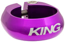 Chris King Seatpost Clamp - 34.9mm Bolt-On 3D Violet