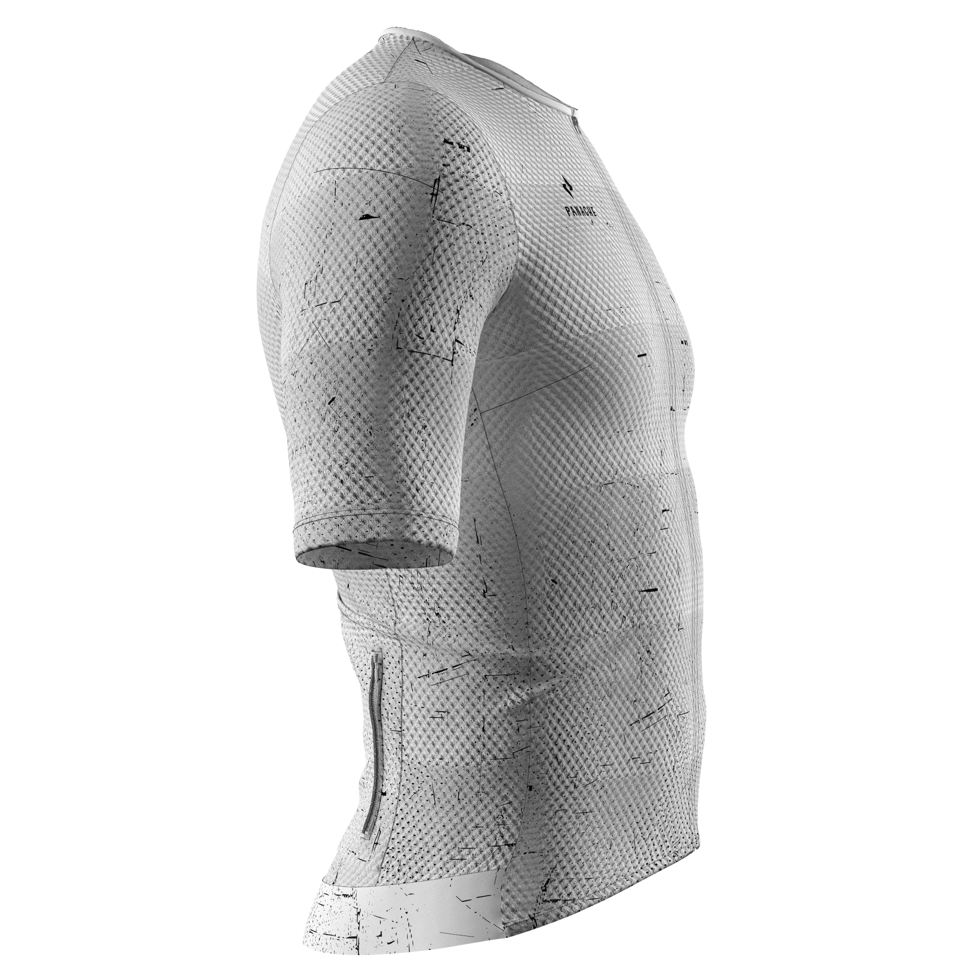 Panache M's and W's Speed Super Light SS Jersey - White Grunge