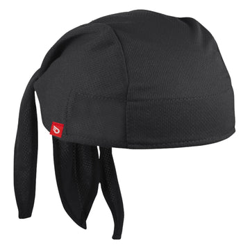 Headsweats Shorty Coolmax Bandana One Size Unisex Black Bandana