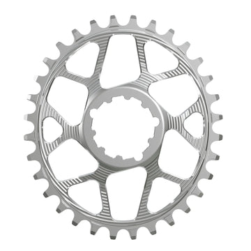 Works Components Oval Chainring SRAM 3-Bolt 30T Boost 3mm Slv