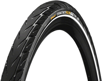 Continental Contact Plus City Tire - 27.5 x 2.20 Clincher Wire BLK/Reflex SafetyPlus Breaker E50