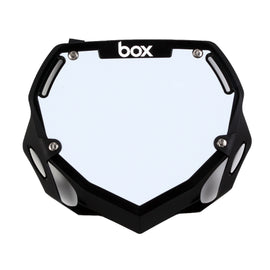 BOX Box Two Number Plate Black - Large