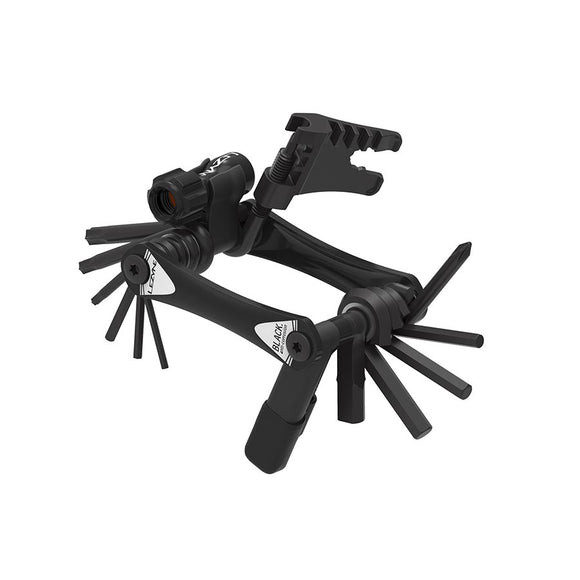 Lezyne Rap II - 20 Tubeless Multi Tool - 20 Tools With Chain Tool Tubeless Plug Kit Co2 Inflator BLK