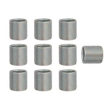Unior Proprietary Crank Repair Pedal Thread Inserts Left Crankarm 9/16" 10 Pack Silver