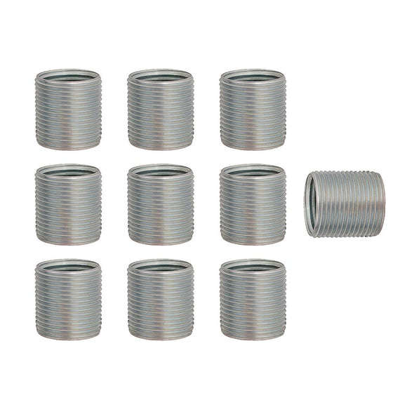 Unior Proprietary Crank Repair Pedal Thread Inserts Left Crankarm 9/16" 10 Pack Silver