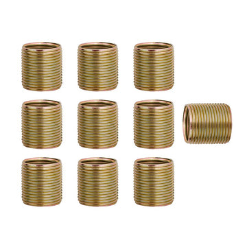 Unior Proprietary Crank Repair Pedal Thread Inserts Right Crankarm 9/16" 10 Pack Brass