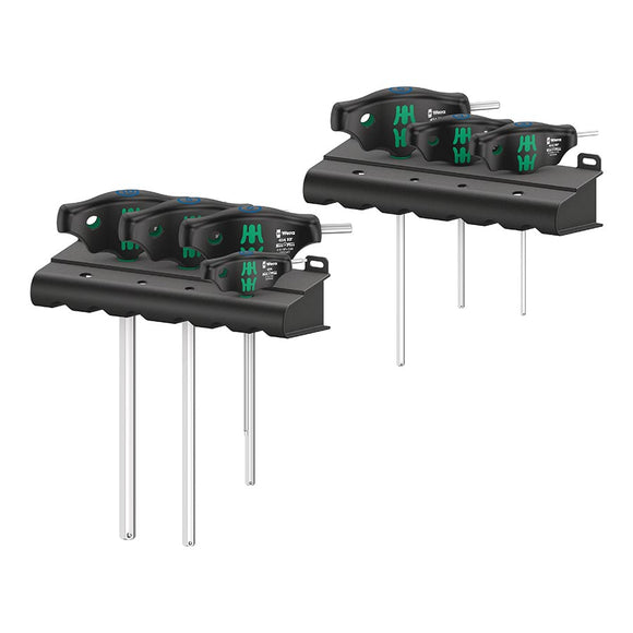 Wera 454/7 HF Set 1 screwdriver set T-handle screwdrivers Hex-Plus holding function 7 pieces
