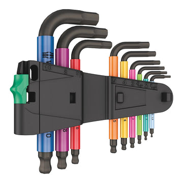 Wera 950/9 Hex-Plus Multicolour 2 L-key set metric BlackLaser