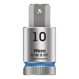 Wera 8740B HF Zyklop 3/8'' Drive Hex 10.0 x 38.5mm with HF
