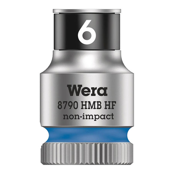 Wera 8790 HMB HF Zyklop 3/8'' Drive 6.0mm Socket with HF