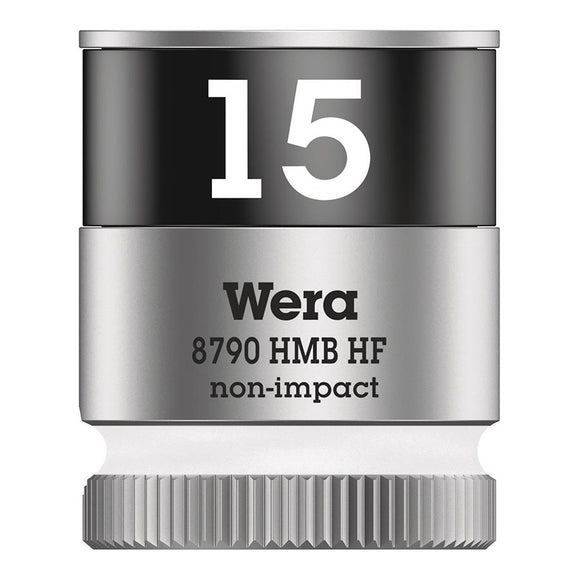 Wera 8790 HMB HF Zyklop 3/8'' Drive 15.0mm Socket with HF