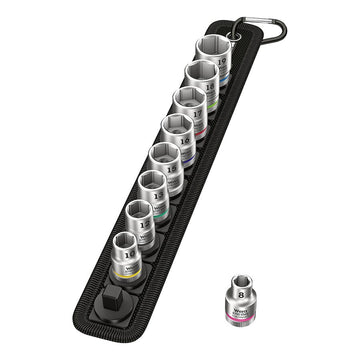 Wera Belt B 4 Zyklop socket set - 3/8" drive 9 pieces