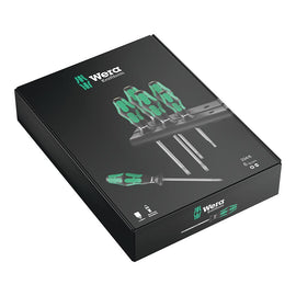 Wera 334/6 Rack Screwdriver Set - Kraftform Plus Lasertip and Rack