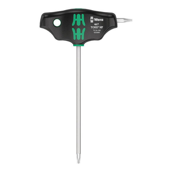 Wera 467 TX HF 8 x 100mm T-Handle Torx Wrench