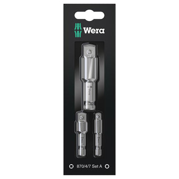 Wera 870/4/7 SET A SB 1/4'' Hex Set