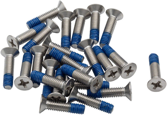 BikeFit Cleat Screws - 4-hole Speedplay Compatible 17mm 25-pack