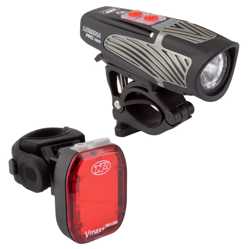 NiteRider Lumina Pro 1000 / Vmax+ 150 Light Set Black Set