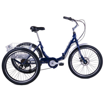EVO Latitude Trike Adult Tricycle Navy