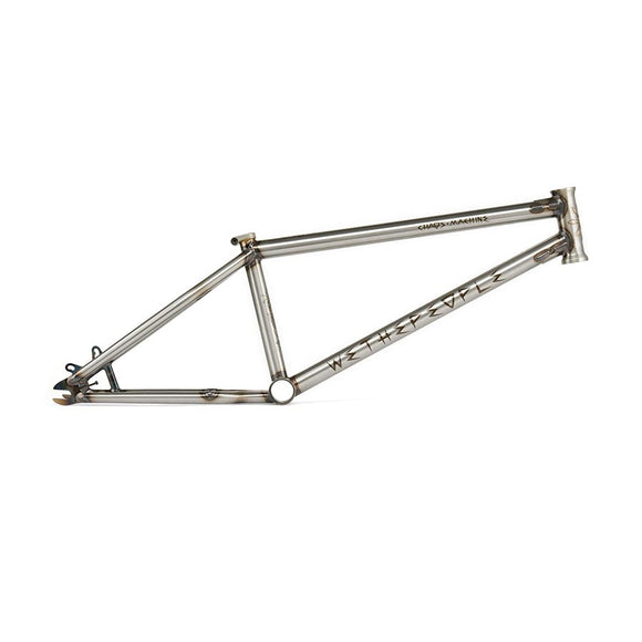 We The People Chaos Machine BMX Frame Glossy Raw 21.35''