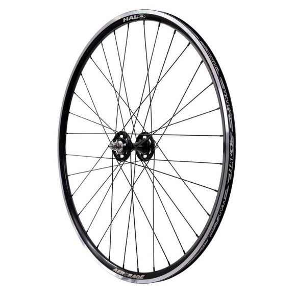 Halo Aero Rage Front Wheel 32h Black