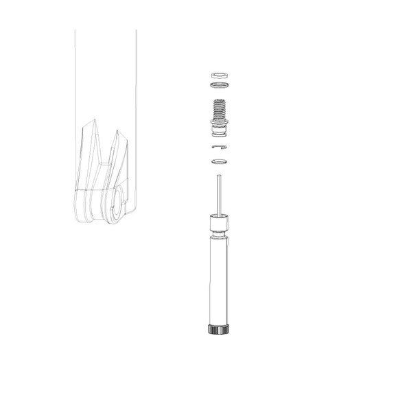 RockShox Rebound Adjuster Knob/Bolt Kit 2008-2016 SID / 2012-2016 Reba