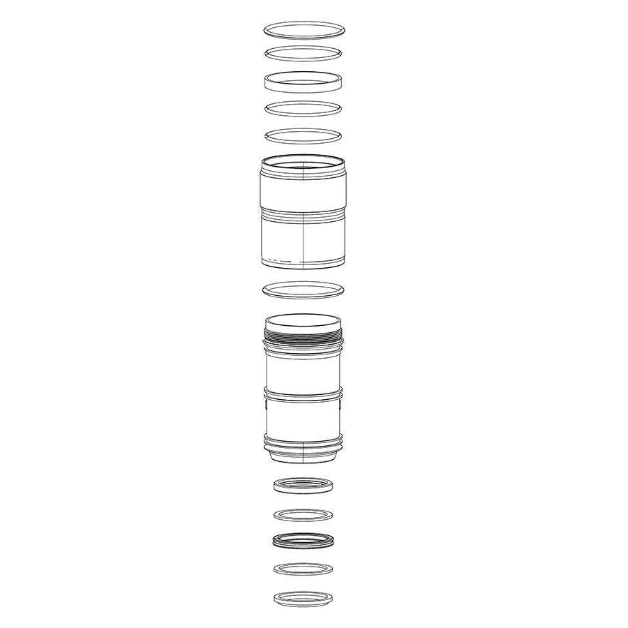 RockShox DebonAir Air Can Upgrade Kit 216mm x 63mm  B1 Later Monarch 2014+/RT32013+