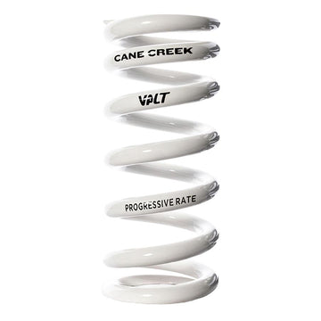 Cane Creek Progressive Rate VALT Lightweight Rear Shock Spring - 55mm x 550-670lbs White