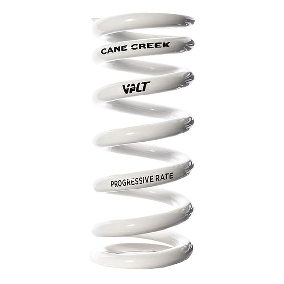 Cane Creek Progressive Rate VALT Lightweight Rear Shock Spring - 45mm x 500-610lbs White