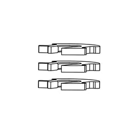 RockShox Rear Shock Volume Reducer Kit - Includes 3 positive tokens Super Deluxe Thrushaft C1 2021