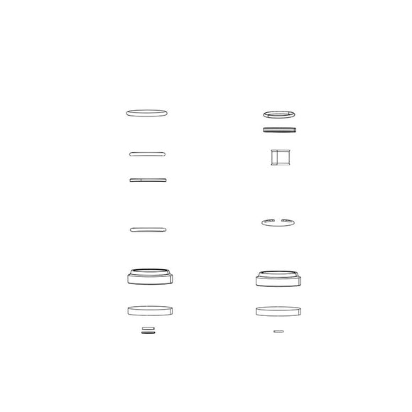 RockShox Fork Service Kit - 200 Hour/1 Year Debonair Sealhead Domain R/RC B1+