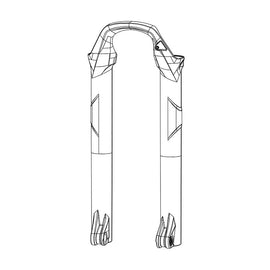 RockShox Lower Leg - 29/27.5+ 15 x 110mm SID A1-A4 Reba A1-A5 Reba A7 SID Select/Select+ 110-120mm B4 Diffusion BLK