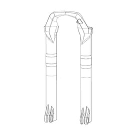 RockShox Lower Leg for RVL 2927+B DFBLK 11.4018.006.255