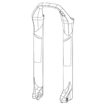 RockShox Lower Leg for SID 2915 DFBLK B1 11.4018.006.258